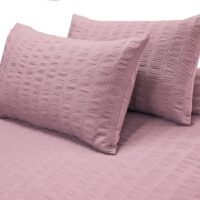 Seer-Sucker-Duvet-Cover-Set-Pink | ACL IMPORTS