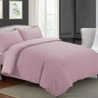 Seer-Sucker-Duvet-Cover-Set-Pink | ACL IMPORTS