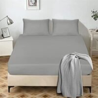 Microfibre-Fitted-Sheets-40cm_2Grey | ACL IMPORTS