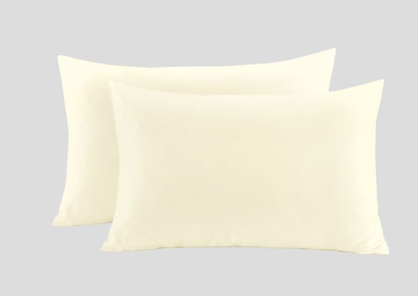 Percale-Fitted-Sheets-40cm-Skirt_Cream | ACL IMPORTS