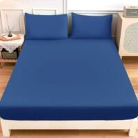 T144-Fitted-Sheets-25cm-Skirt_Navy | ACL IMPORTS