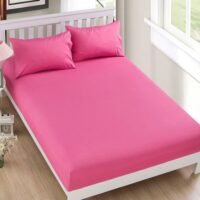 T144-Fitted-Sheets-25cm-Skirt_Pink | ACL IMPORTS