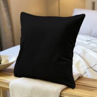 French Velvet Cushion_ Black | ACL IMPORTS