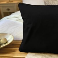 French Velvet Cushion_Black | ACL IMPORTS