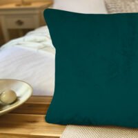 French Velvet Cushion_Bottle Green | ACL IMPORTS