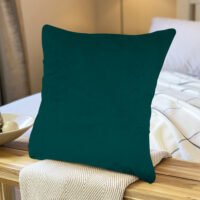 French Velvet Cushion_ Bottle-Green | ACL IMPORTS