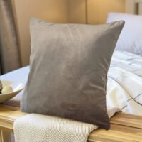 French Velvet Cushion_Mink | ACL IMPORTS