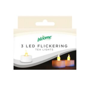 LED Flickering Tealights 3 Pack
